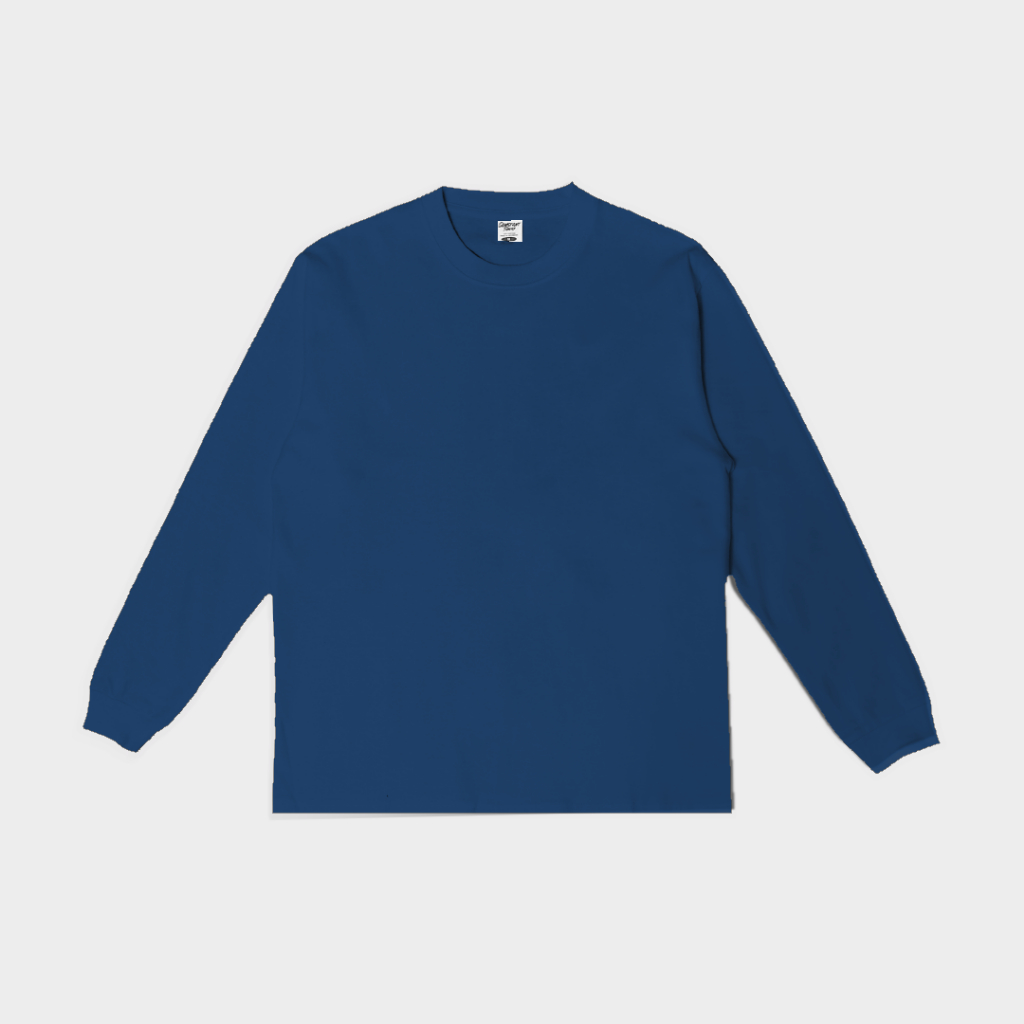 Constant Thread Heavyweight Long Sleeve Tee - Denim Blue ( 235 GSM )