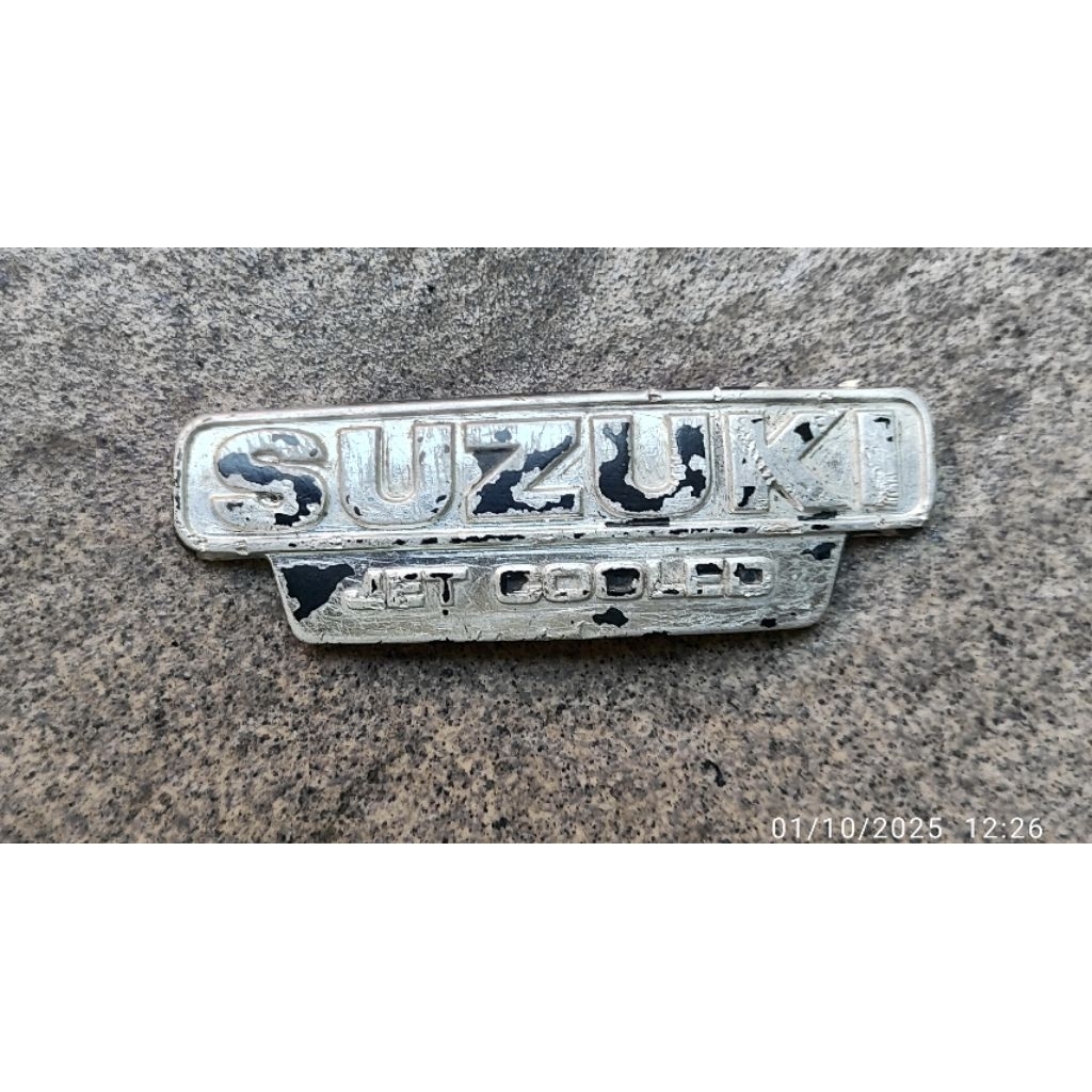 Emblem bodi body belakang suzuki rc80 rc100 Rc Bravo Ori Original