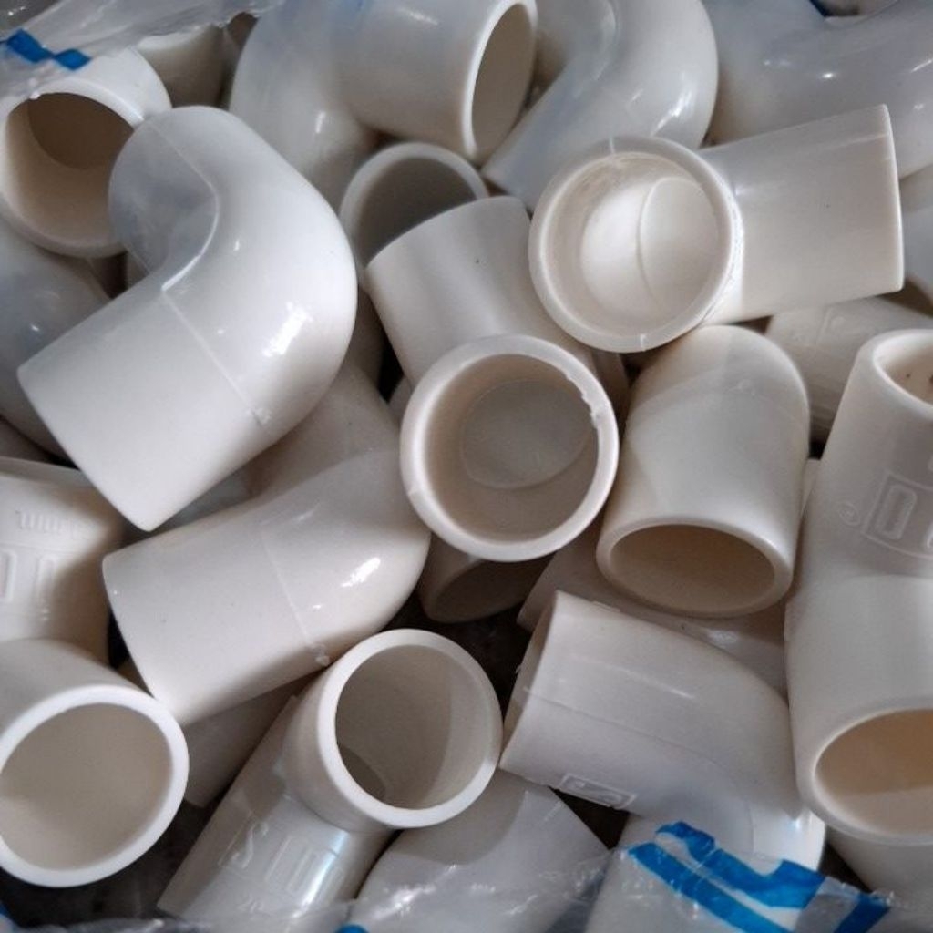 Keni 20mm polos keni pipa elbow tanpa baut