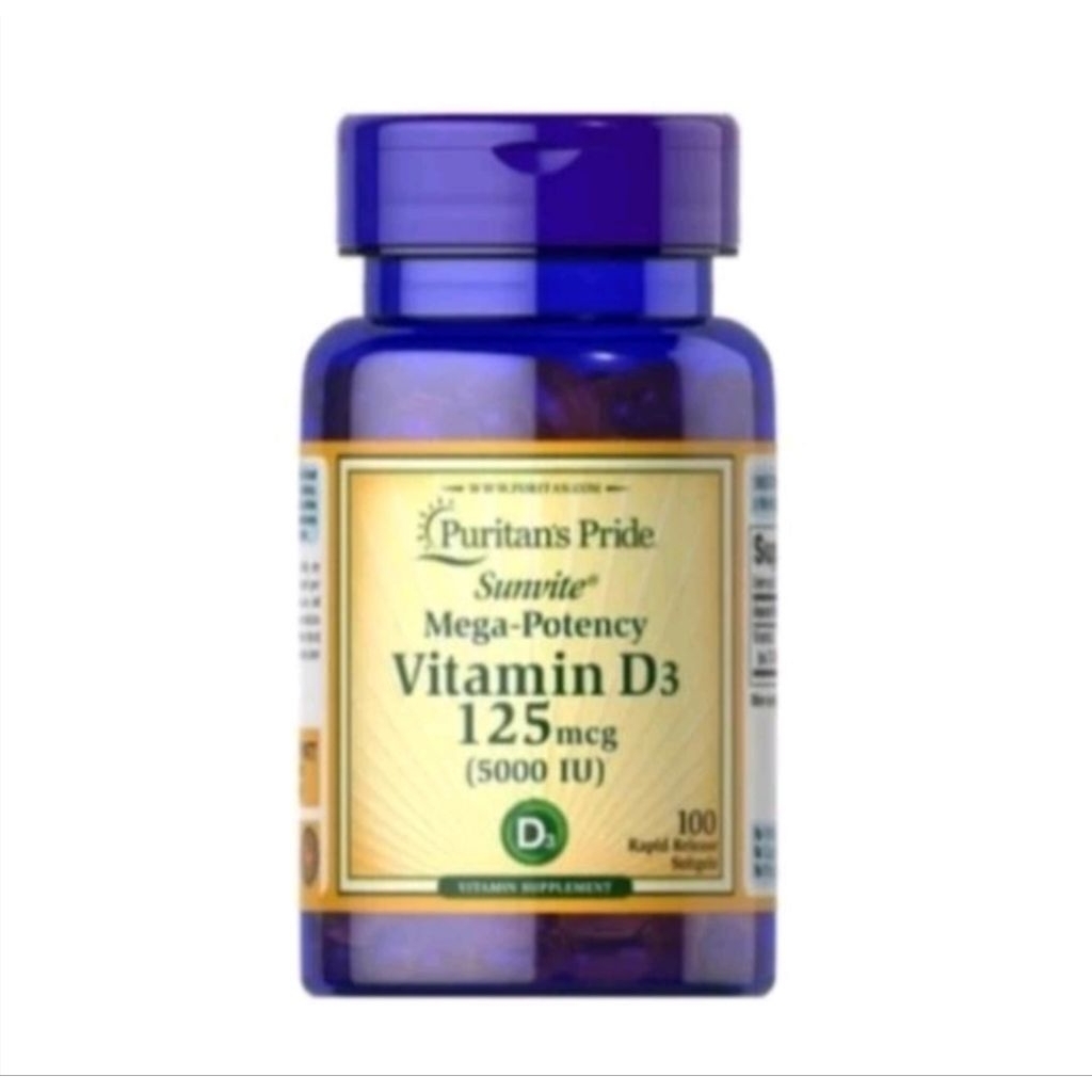 puritan's pride vitamin D3 5000 iu 100.softgel