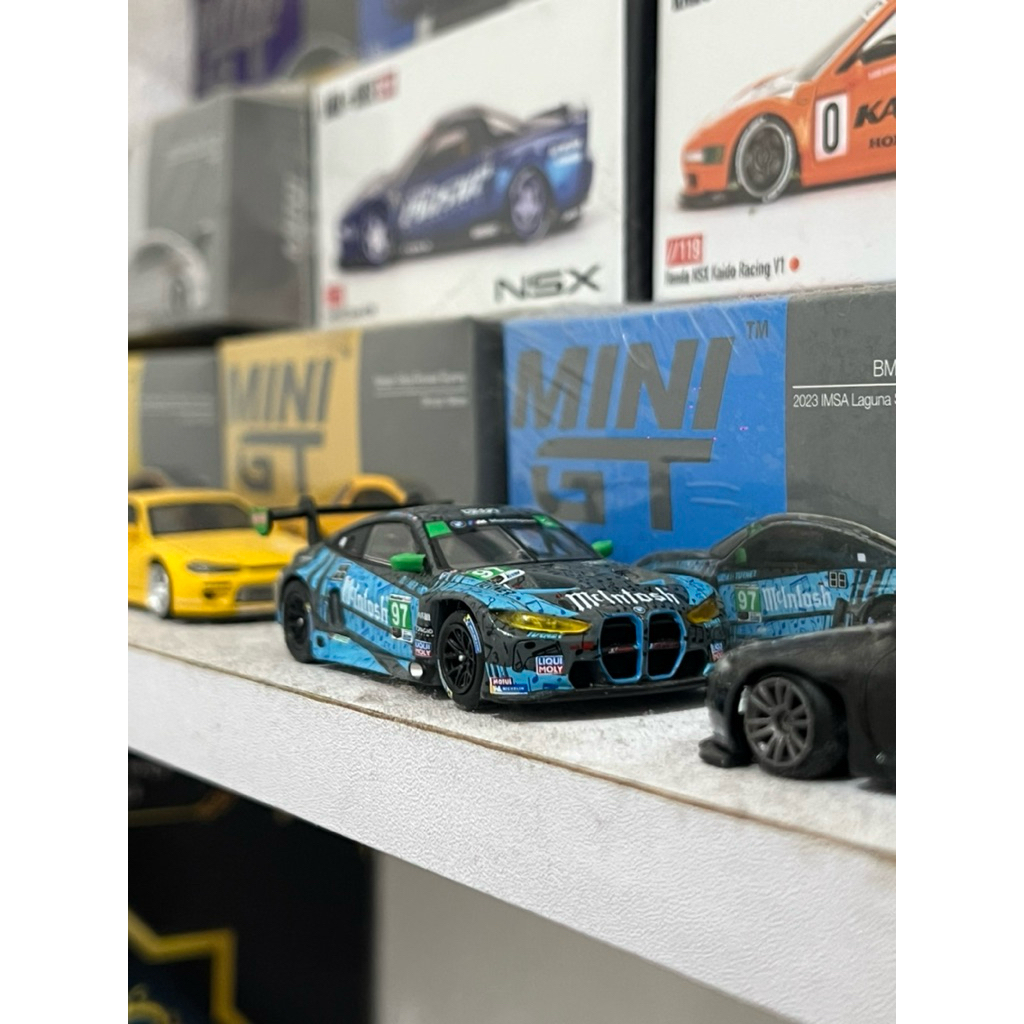 Mini GT 647 BMW M4 GT3 #97 Turner Motorsport IMSA 2023 Laguna Seca GTD 2nd Place