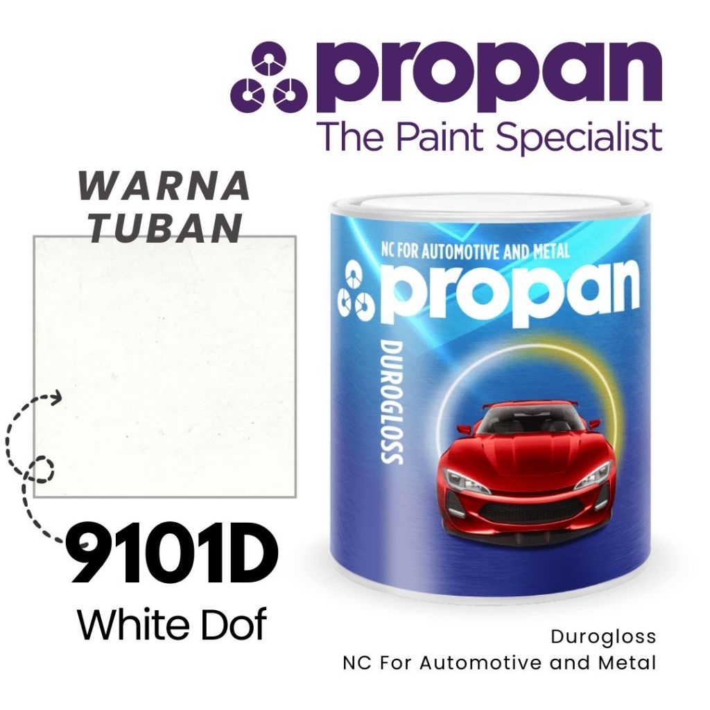 Cat Duco Ducogloss 1kg / White Doff 9101D