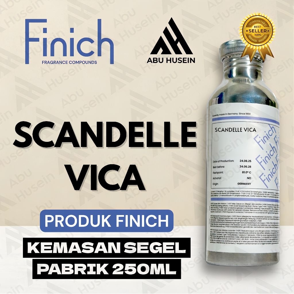 BIBIT/BIANG PARFUM SCANDELLE VICA/SCANDAL VICA  250GR/250ML FINICH SEGEL PABRIK ALUMINIUM