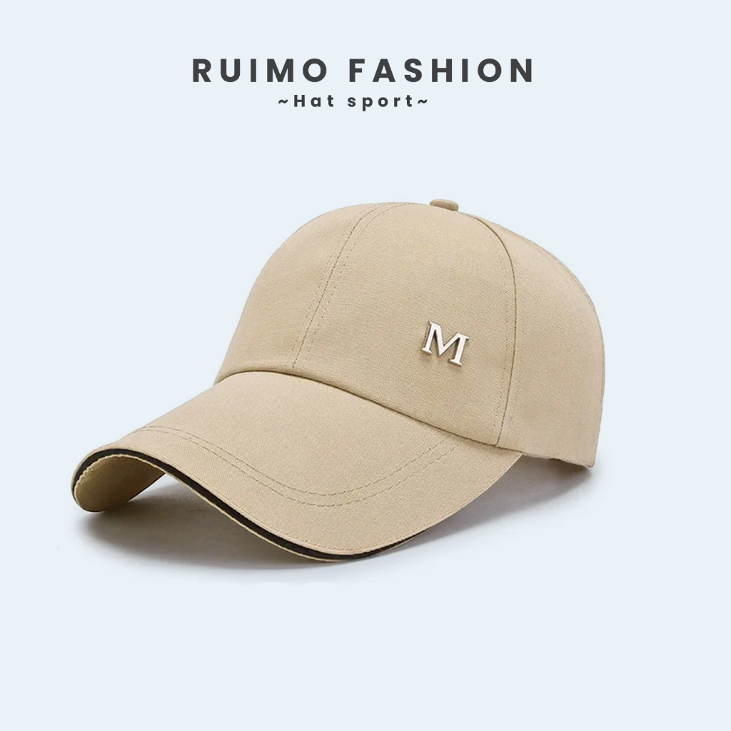 Ruimo Topi Baseball Embos Huruf - Unisex A-5
