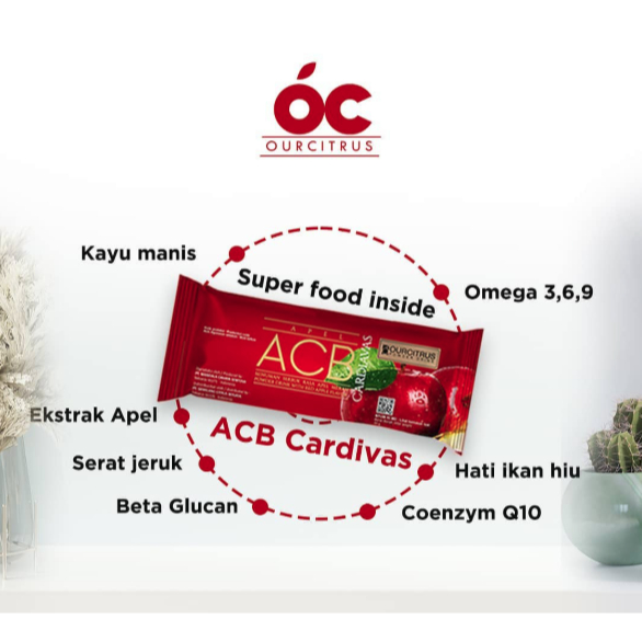 OURCITRUS/ACB CARDIAVAS Nutrisi kesehatan jantung Original 100%