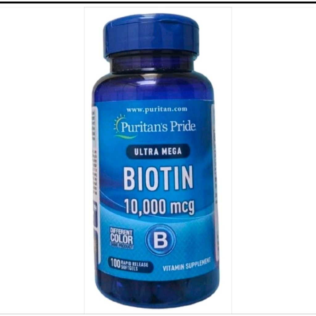 puritan's pride biotin 10000 mcg B 100.softgel