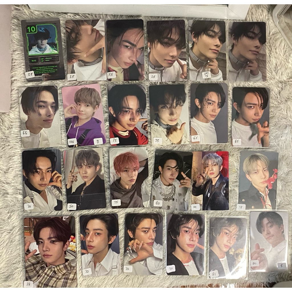 READY PHOTOCARD ENHPEN OFFICIALL HEESEUNG JAY JUNGWON SUNGHOON SUNOO NI-KI JAKE POB ALBUM DESIRE:UNL