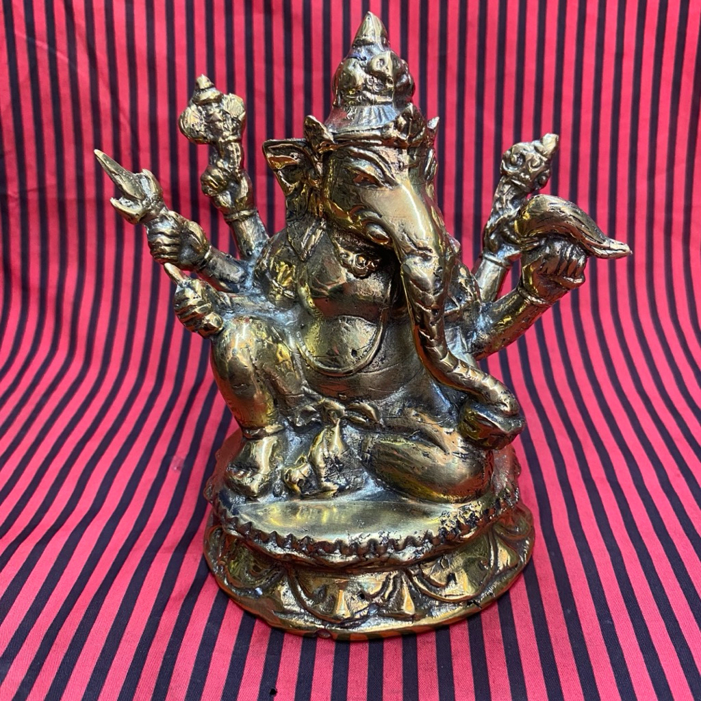 patung ganesha kuningan sari