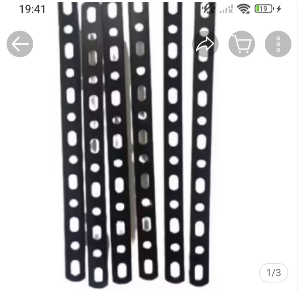 Plat Bracket Breket Bolong Lubang Besi Breket Lampu Tembak Universal Besi plat besi lubang plat brak