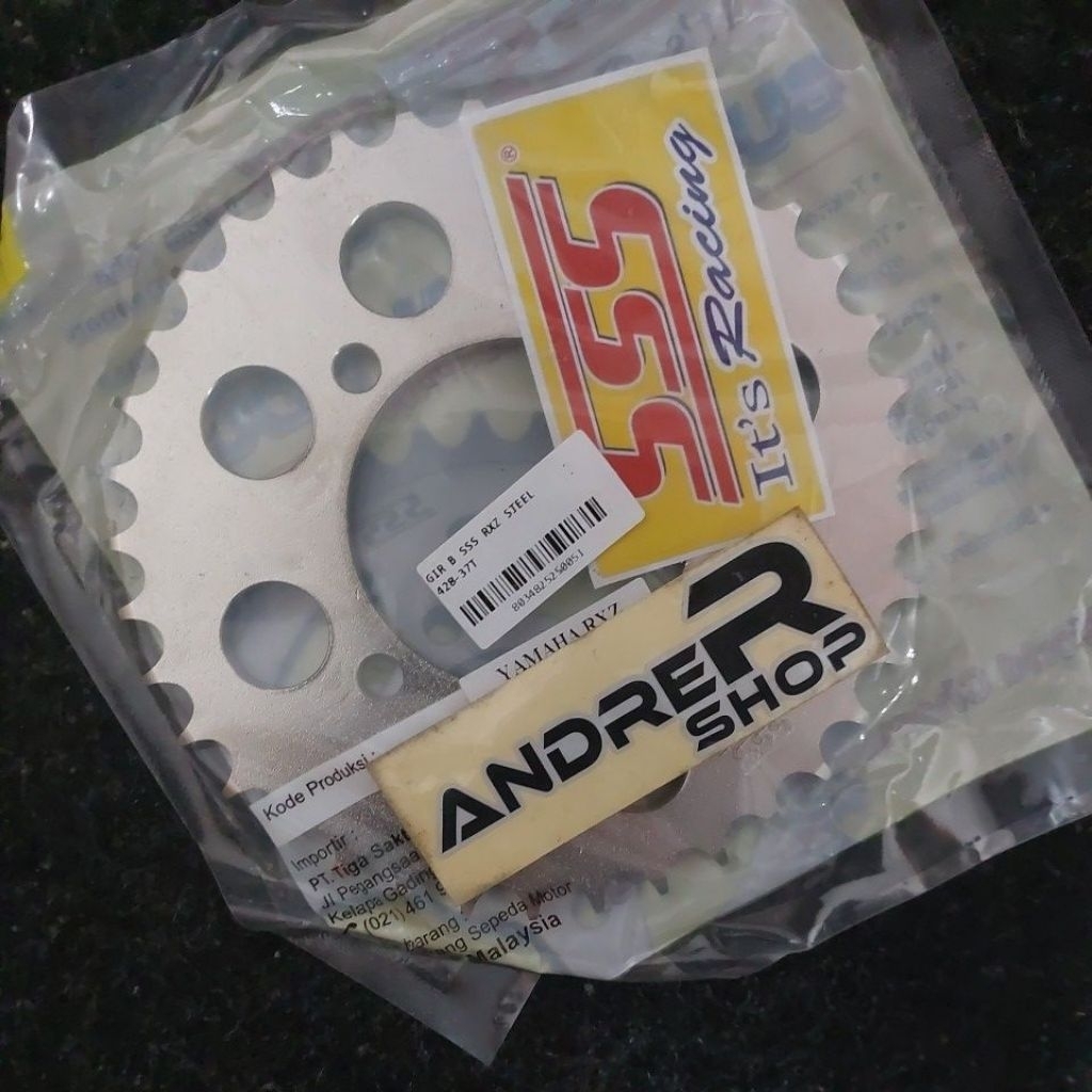 Gir gear belakang sss Jupiter fizr rxking rxz 415 tipis 428 tebal standar