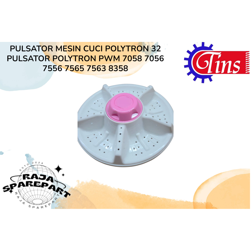 PULSATOR MESIN CUCI POLYTRON 32 PULSATOR POLYTRON PWM 7058 7056 7556 7565 7563 8358