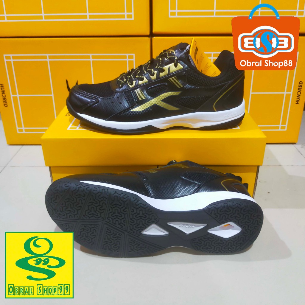 SEPATU BADMINTON HUNDRED RAZE ORIGINAL