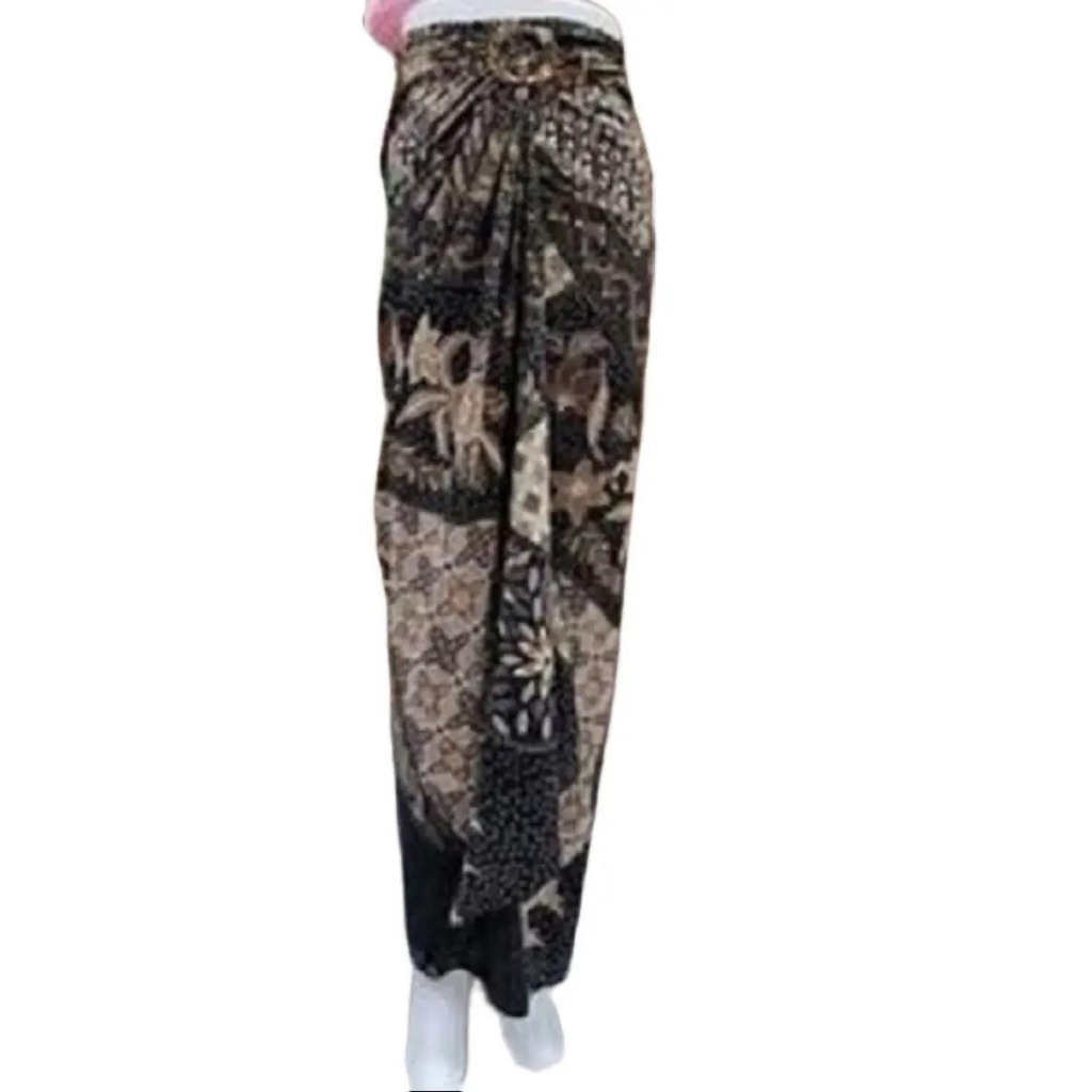 Rok Batik Wanita Kain Lilit Bahan Semi Sutra Silky Motif 7