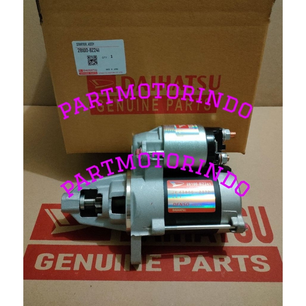 dinamo starter / starter dinamo Daihatsu grand max / G.MAX 1.3cc 1.300cc / Luxio 1.3cc 1.300cc origi