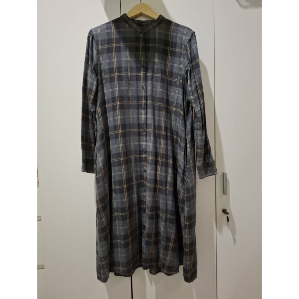 preloved Tunik flanel Uniqlo
