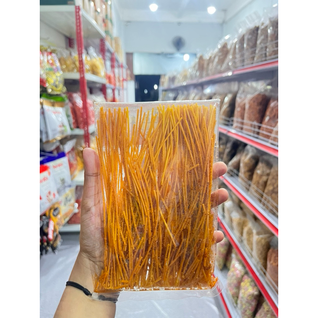 Mie Lidi Pedas dan asin