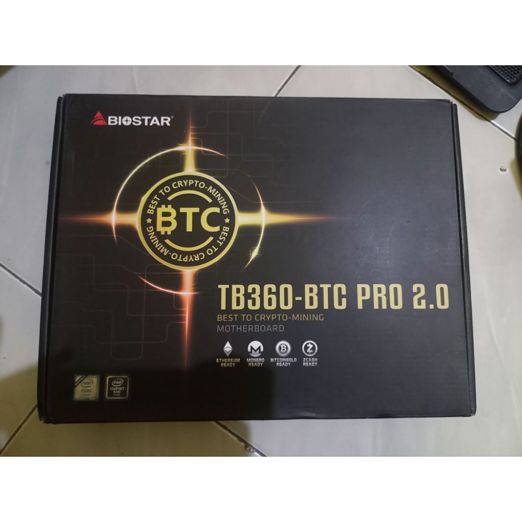 Motherboard Biostar TB360 Btc Pro 2.0 plus Procc. Intel Celeron G4900