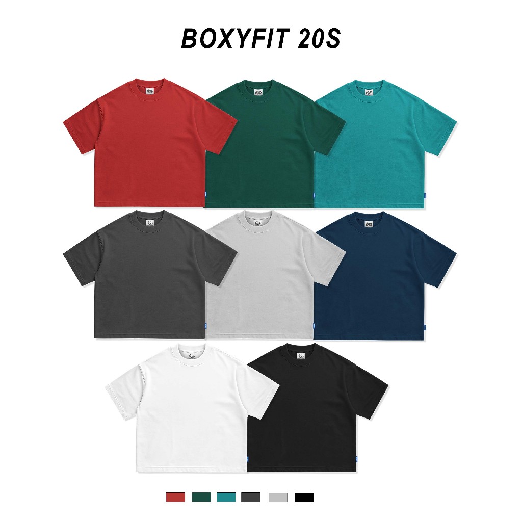 Popsicles Tshirt Boxy fit Tshirt 20s Boxy Heavyweight polos blank