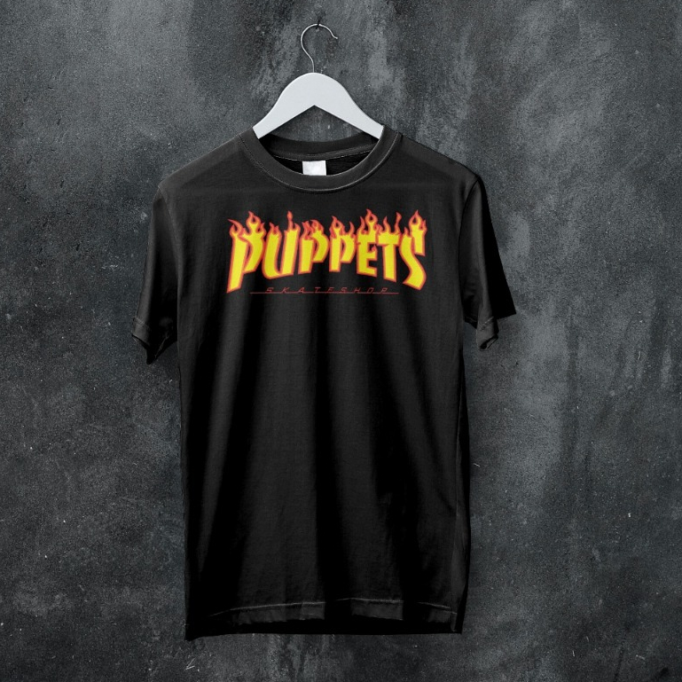 Puppets skateboard tshirt cotton combed 28s