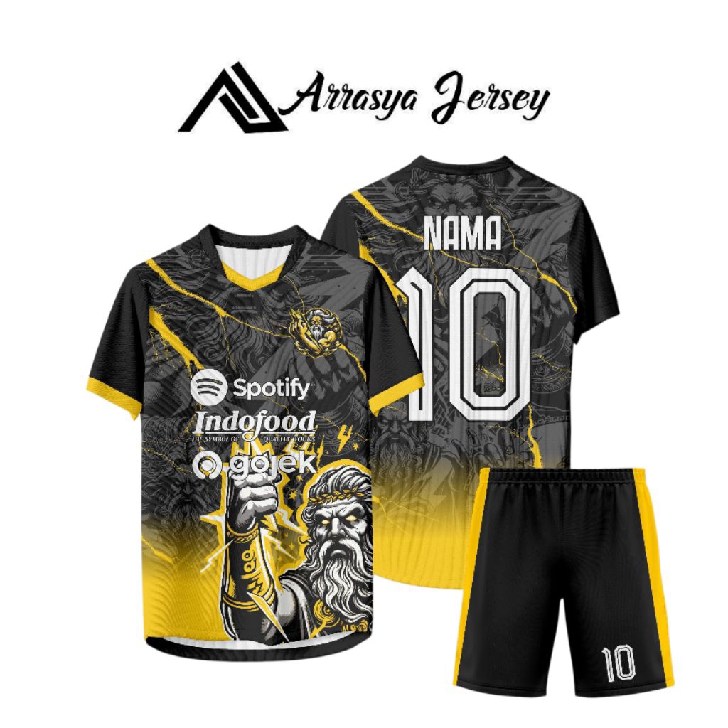 Jersey FUTSAL Kakek zeus fullprinting