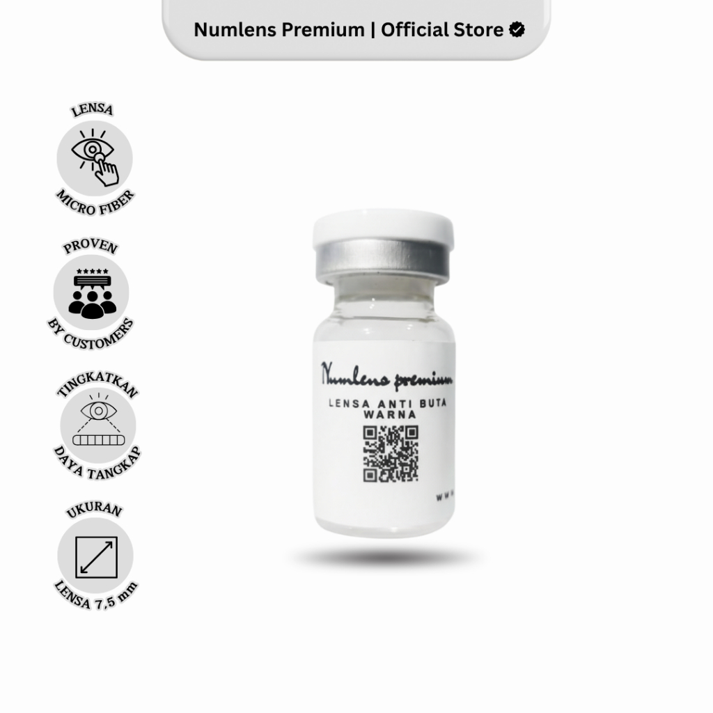 Lensa Buta Warna Numlens 1 tahun exp |  Anti Buta Warna |Softlens Anti Buta Warna | Ishihara