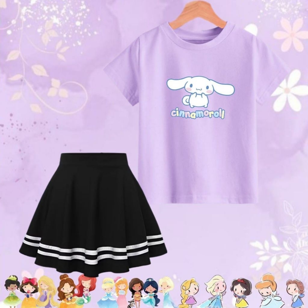 Setelan Anak Perempuan & Setelan Rok Scuba Anak Perempuan CINNAMOROLL
