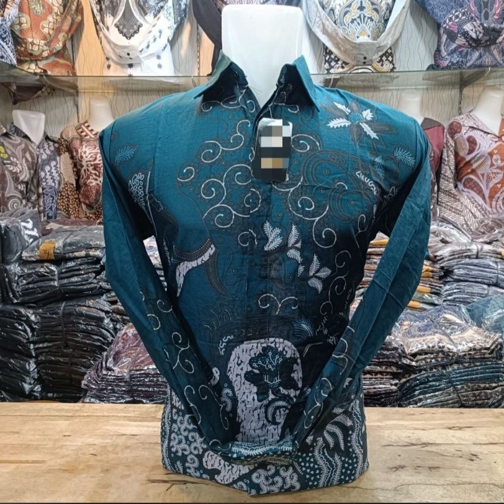 batik couple warna hijau emerald