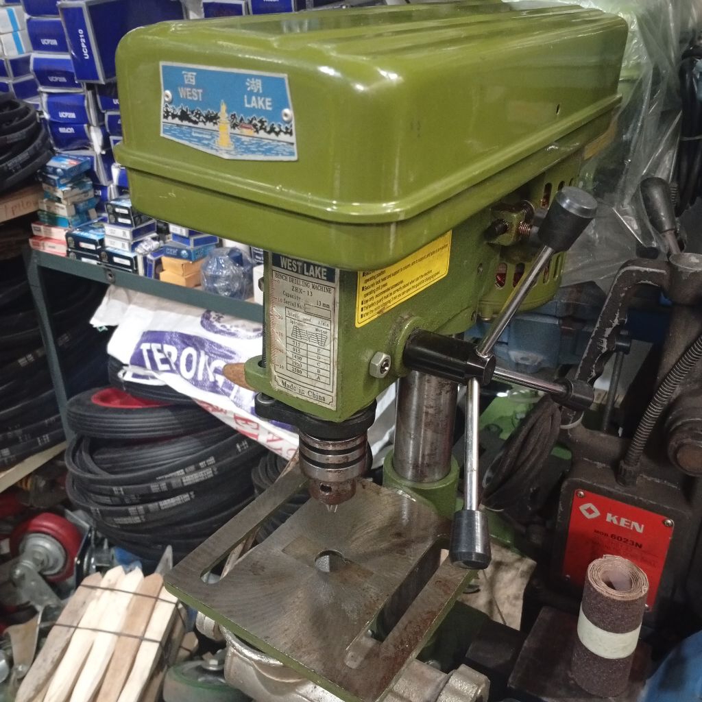 mesin bor duduk 13 mm west lake zhx-13 bekas seperti baru