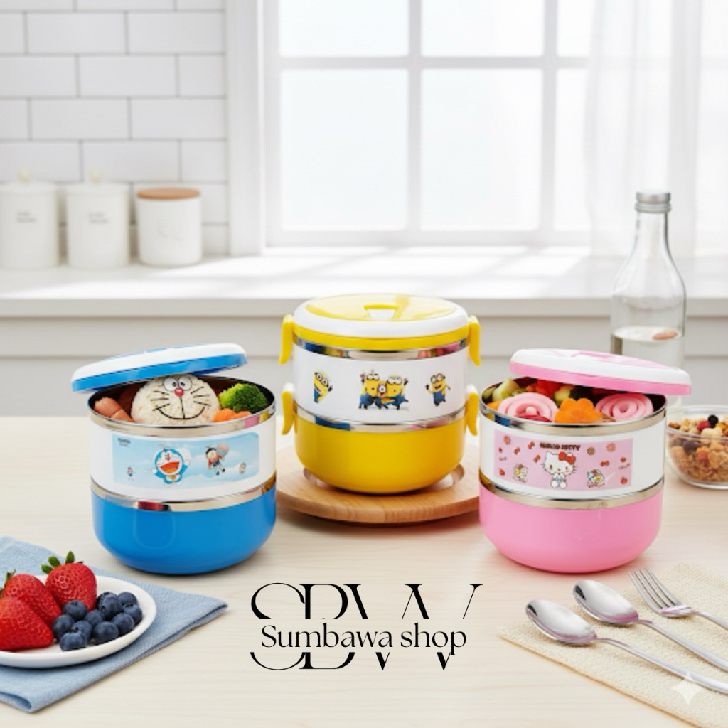 Rantang 2 Susun Karakter