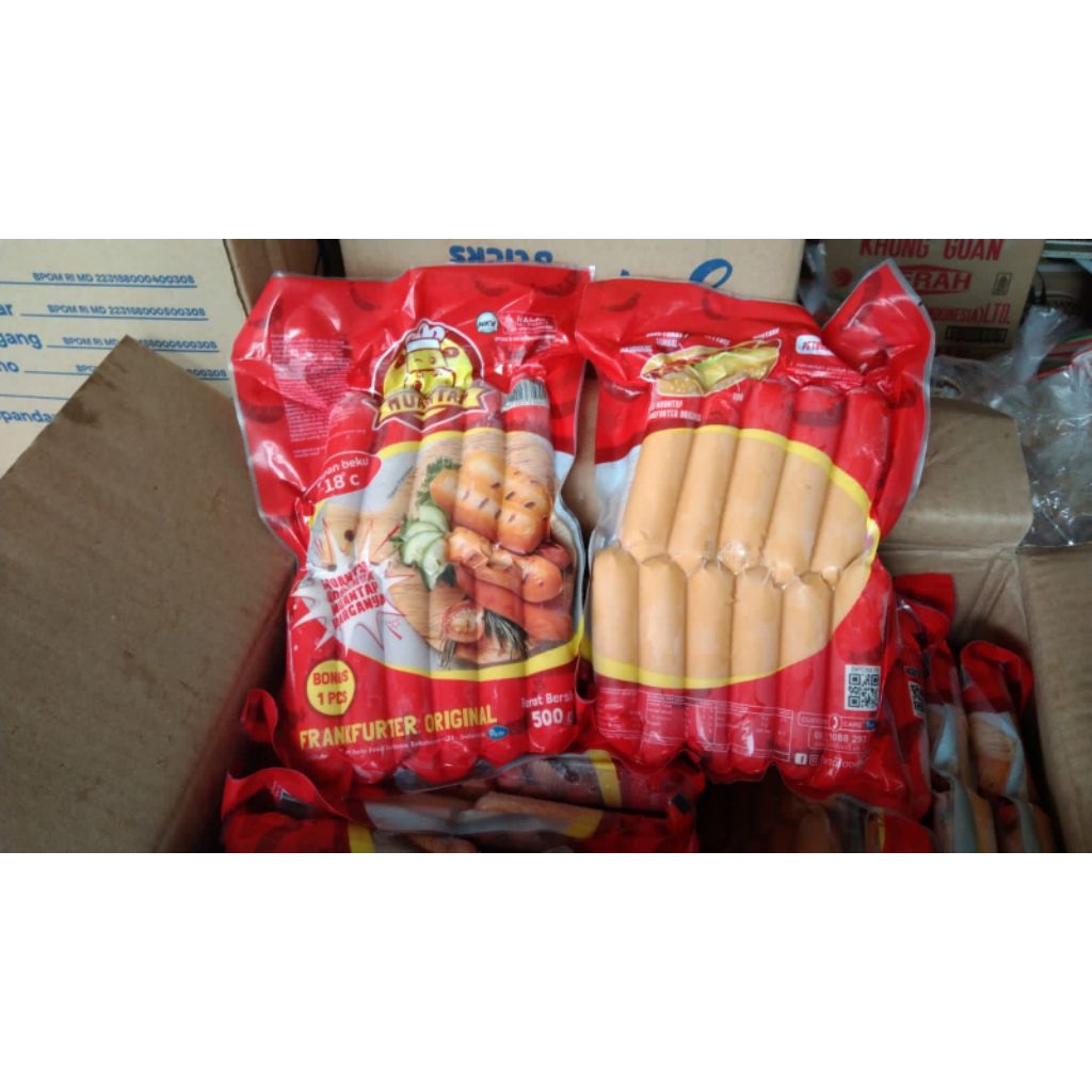 Sosis Bakar Muantap Jumbo 500gr - Muantap Sosis Bakar Jumbo