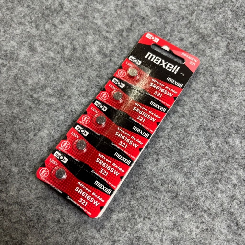 Baterai Jam Tangan merk MAXELL 321 SR616SW Batre Maxell ORIGINAL