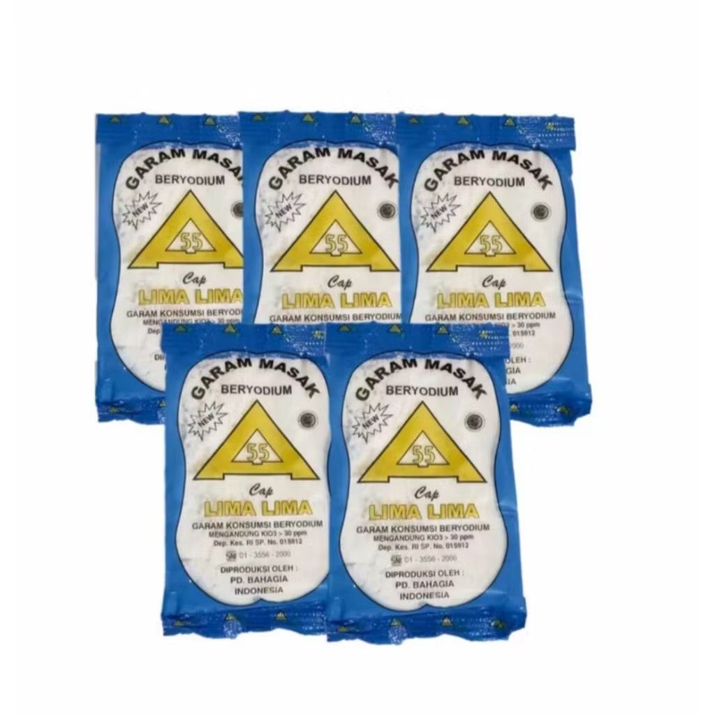 Garam Masak Beryodium/Garam Masak Beryodium Murah/Paket 10 Pcs Garam Beryodium/Garam Dapur Beryodium