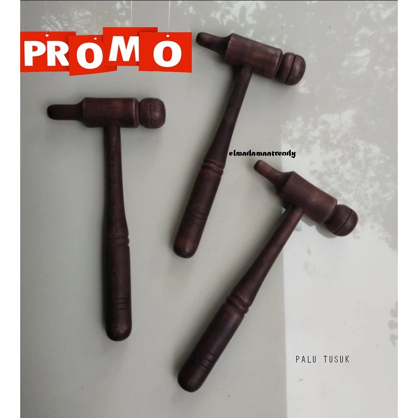 Alat Pijat Terapi Kesehatan Tradisional Model Palu Tusuk Bahan Kayu