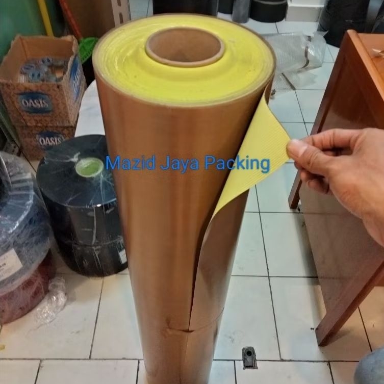 PTFE Glass Cloth/Kain Teflon Ptfe Tahan Panas 0.25mm ( Ada Lem )