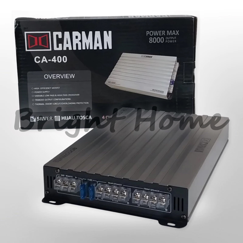CARMAN CA-400 CA400 CA 400 Power Amplifier Mobil 8000 Watt 4-Channel
