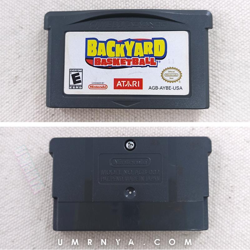 Backyard Basketball Kaset Game boy Advance GBA SP Micro SP Basket ball