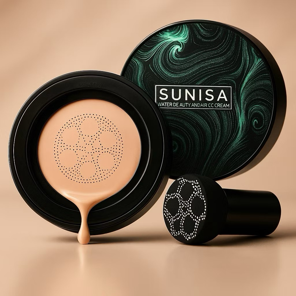 COD 100% ORIGINAL/Sudah BPOM/BEDAK SUNISA chusion WaterProof/Sunisa BB Cream Foundation