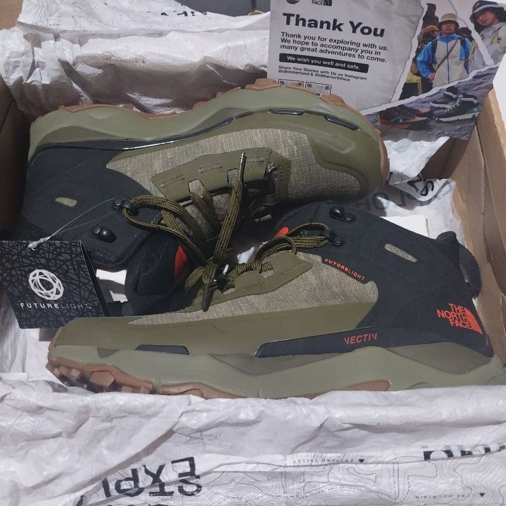 Sepatu Hiking Outdoor Waterproof Shoes The North Face Men's Vectiv Exploris Futurelight