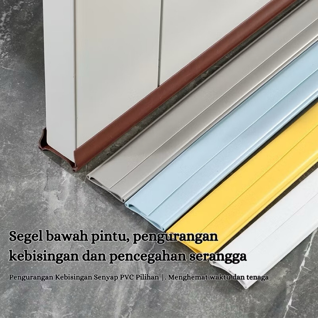 Silikon Penutup Celah Bawah Pintu | Penghalang Debu Binatang Serangga | Penutup Celah Anti Kecoa Mod