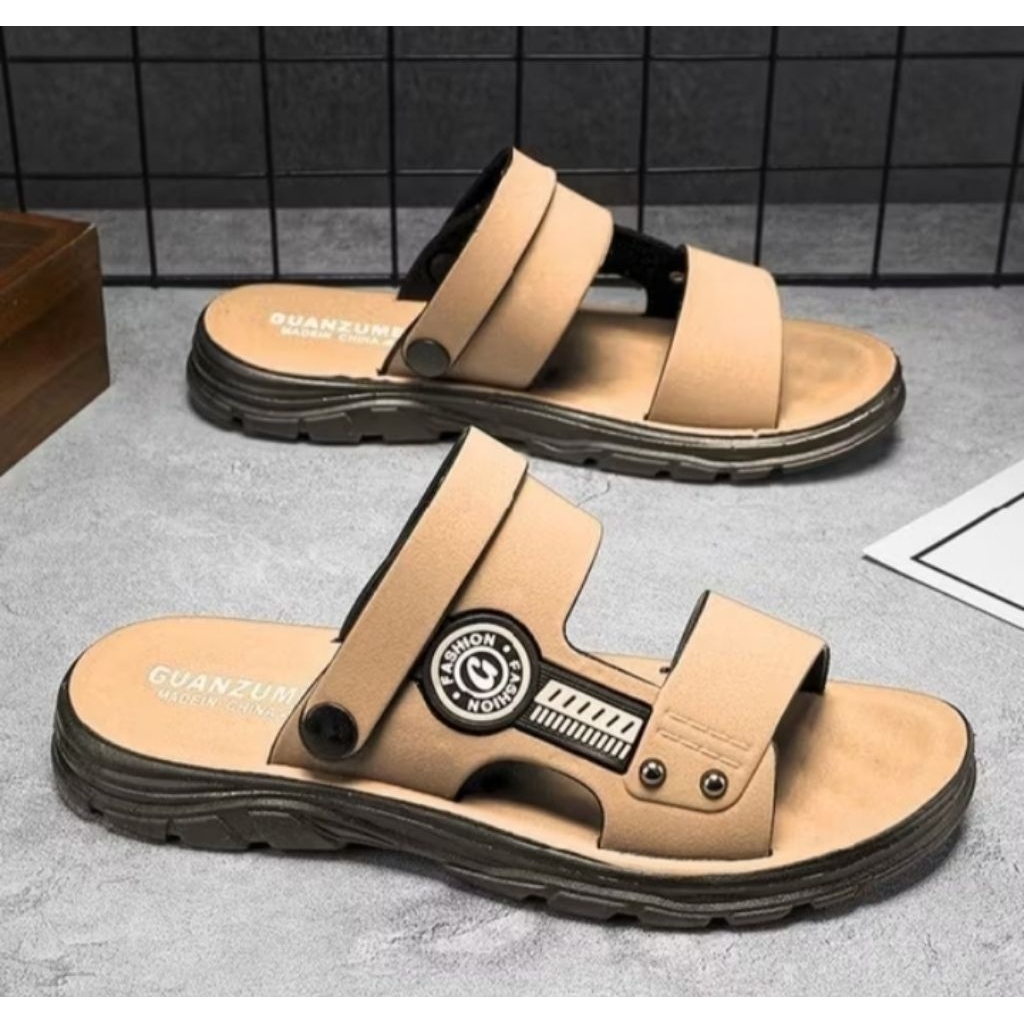 sandal karet distro sandal kasual pria terlaris