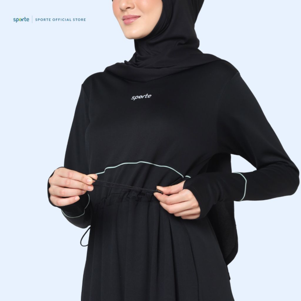 ANA - Baju Olahraga Dress Gamis Wanita Muslim Syari Muslimah Sporte