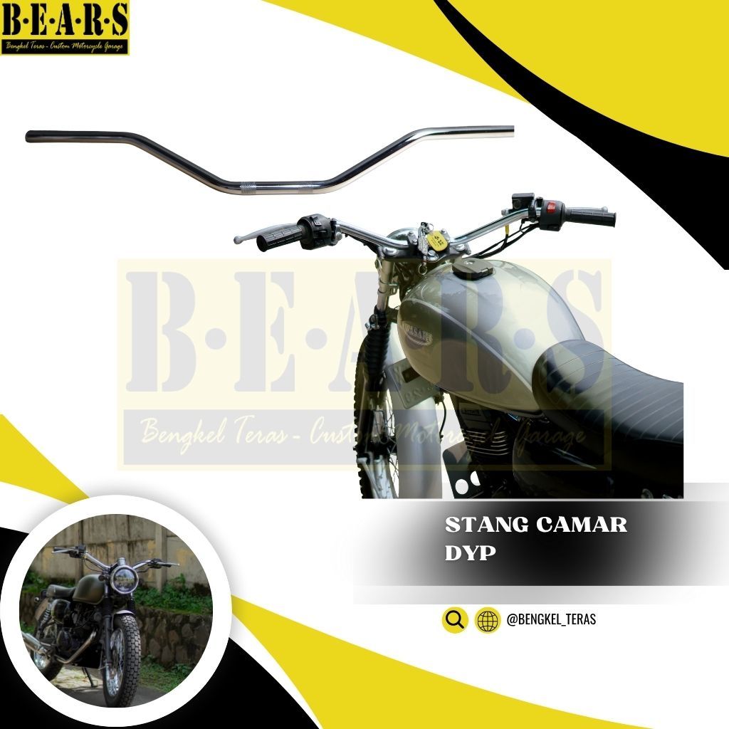 Stang custom W175 Camar Handlebar motor custom