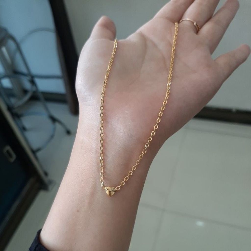 kalung anak model love kadar 375