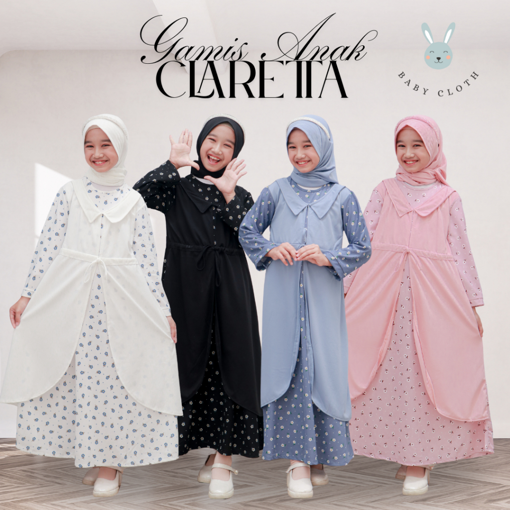 Gamis Anak Tanggung Bisa Cod Murah Terbaru Lebaran 2026 Kekinian Baju Korea Drea Mewah Promo Drezz D