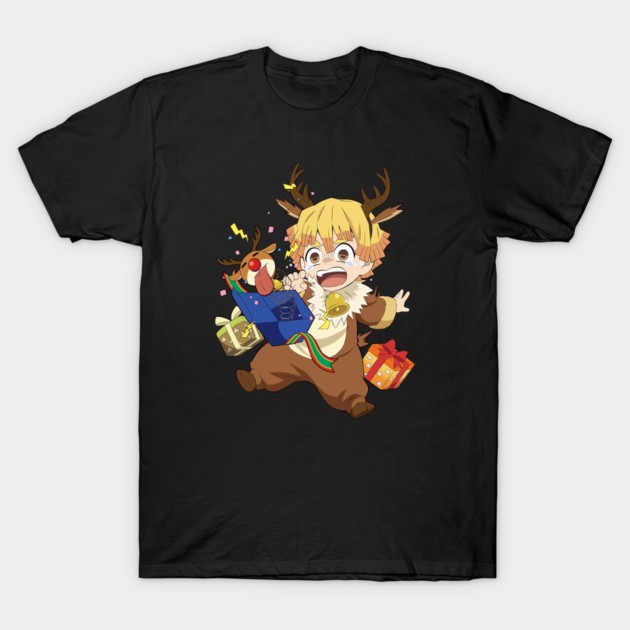 Amber's Baju Kaos Anak dan Dewasa 24s Unisex demon slayer - Demon Slayer Zenitsu - T-Shirt