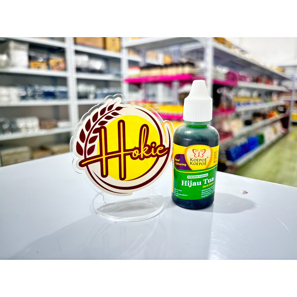 Aneka Pewarna Makanan Koepoe 30ml kuning orange merah muda tua cabe hijau ungu biru hitam