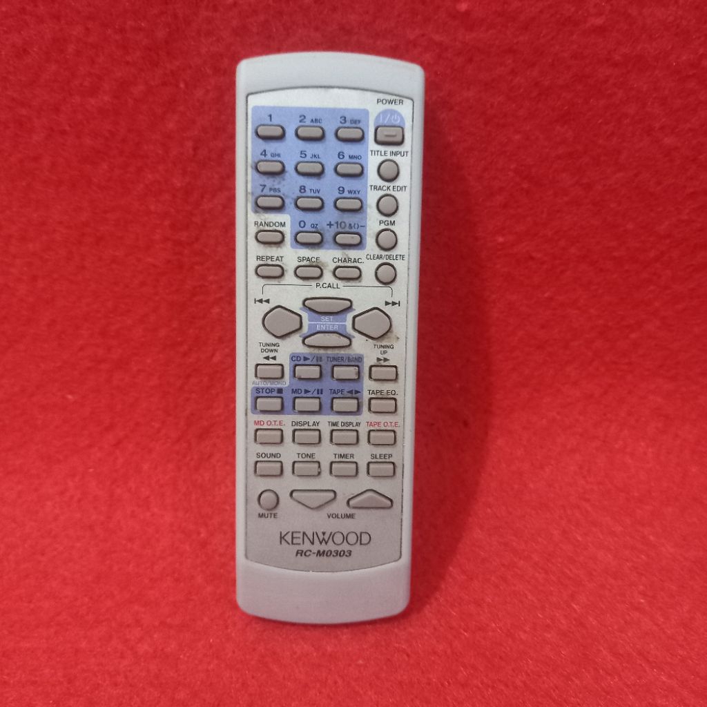 Remote Remot Tape Compo KENWOOD Original Asli . RC - M0303 .