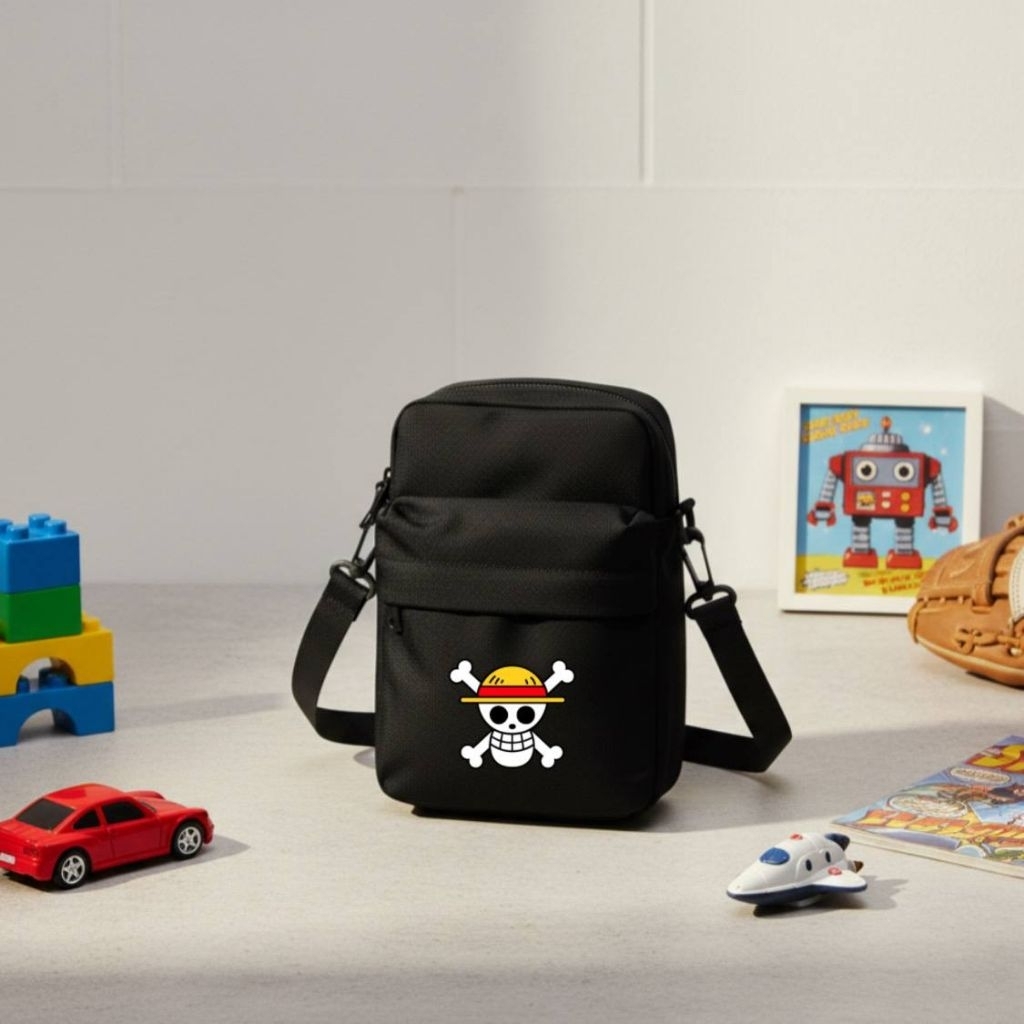 Tas Sling bag Mini Anak Karakter Anime One Piece Sling Pouch