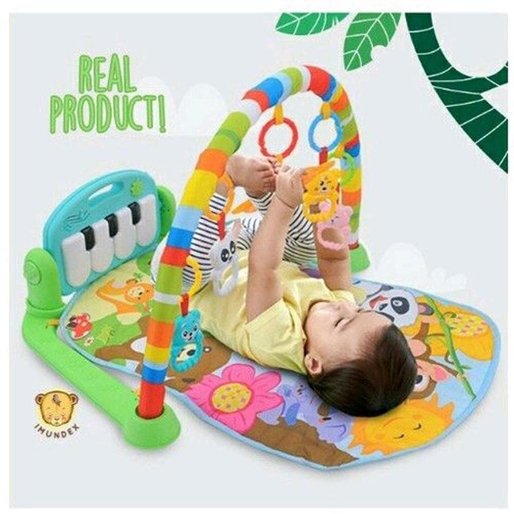 Baby Gym Musical Set Matras / Mainan Edukasi Bayi 0-6 Bulan - Murah