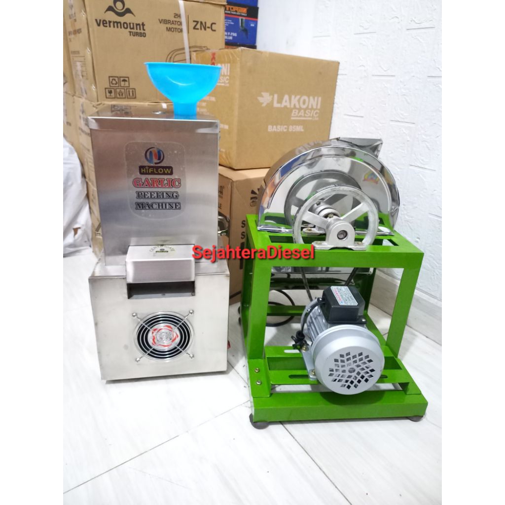 Paket Mesin Pengupas Kulit Bawang Merah Putih Dan Mesin Iris Pemotong Bawang Usaha Bawang Goreng